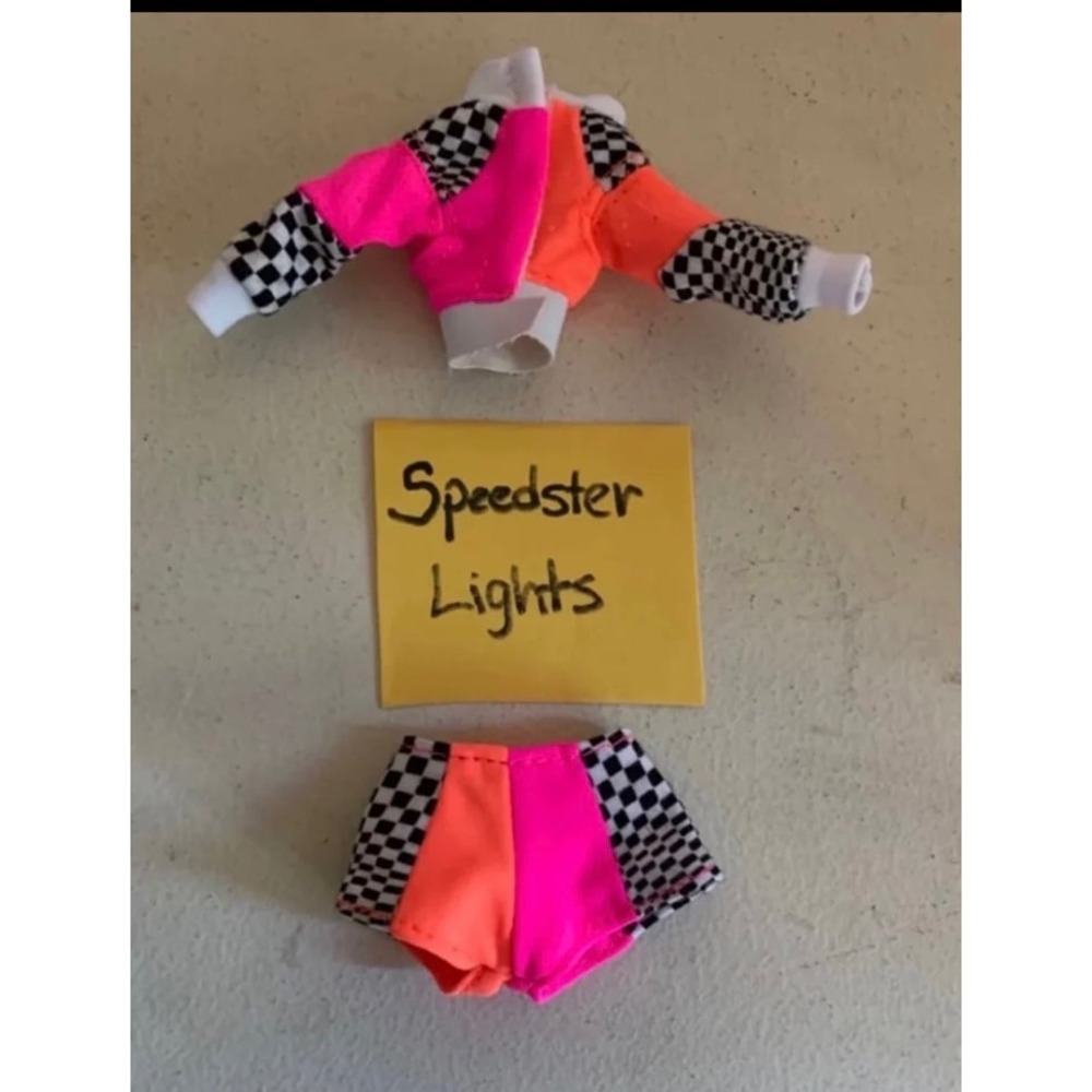 Lol Omg Speedster Doll‎ Outfit Clothes Lot Checker Set Top